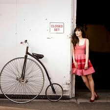 Zooey Deschanel bike